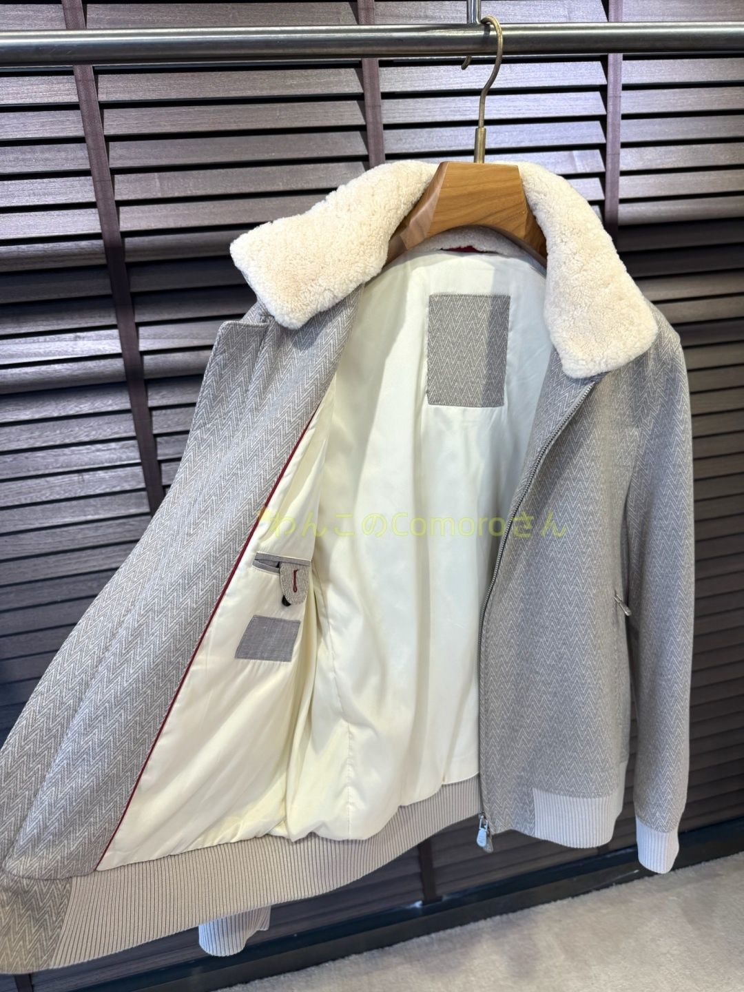 ジャケットウールブレンド秋冬ノー ジャケット防皺
