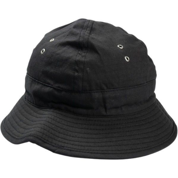 Size フリー テンダーロイン JUNGLE HAT RIP STOP BLACK ハット 黒 品-