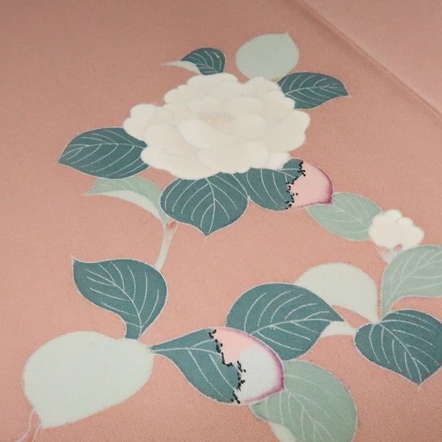 作家物落款 芍薬