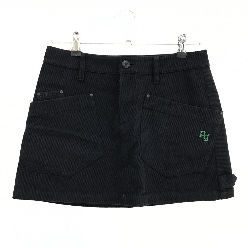 PEARLY GATES ゴルフスカート ネイビー フルダルストレッチドビー ロゴストライプ柄 スカート レディス