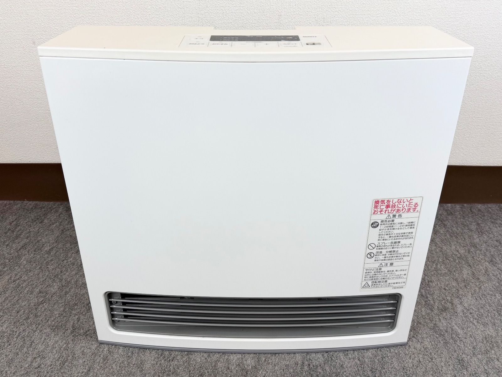 J 31 CA 14 NORITZ ノーリツ ガスファンヒーター GFH-4006 S-W 5 2020年製 LPガス用