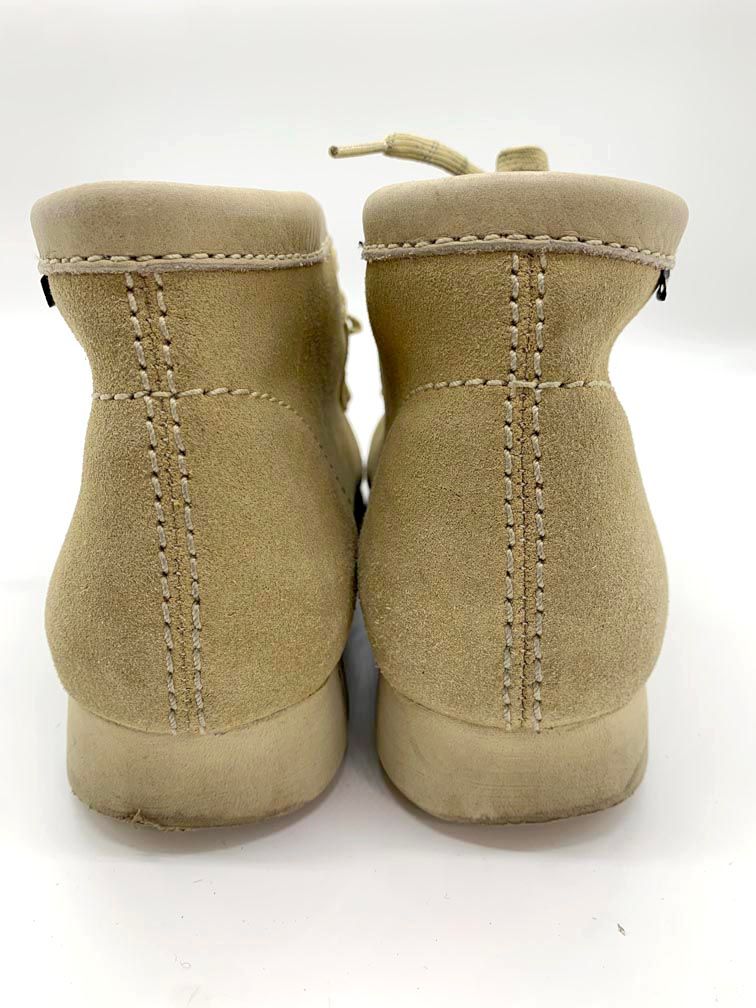 クラークス CLARKS ワラビー ゴアテックス ビブラムソール ベージュ 本