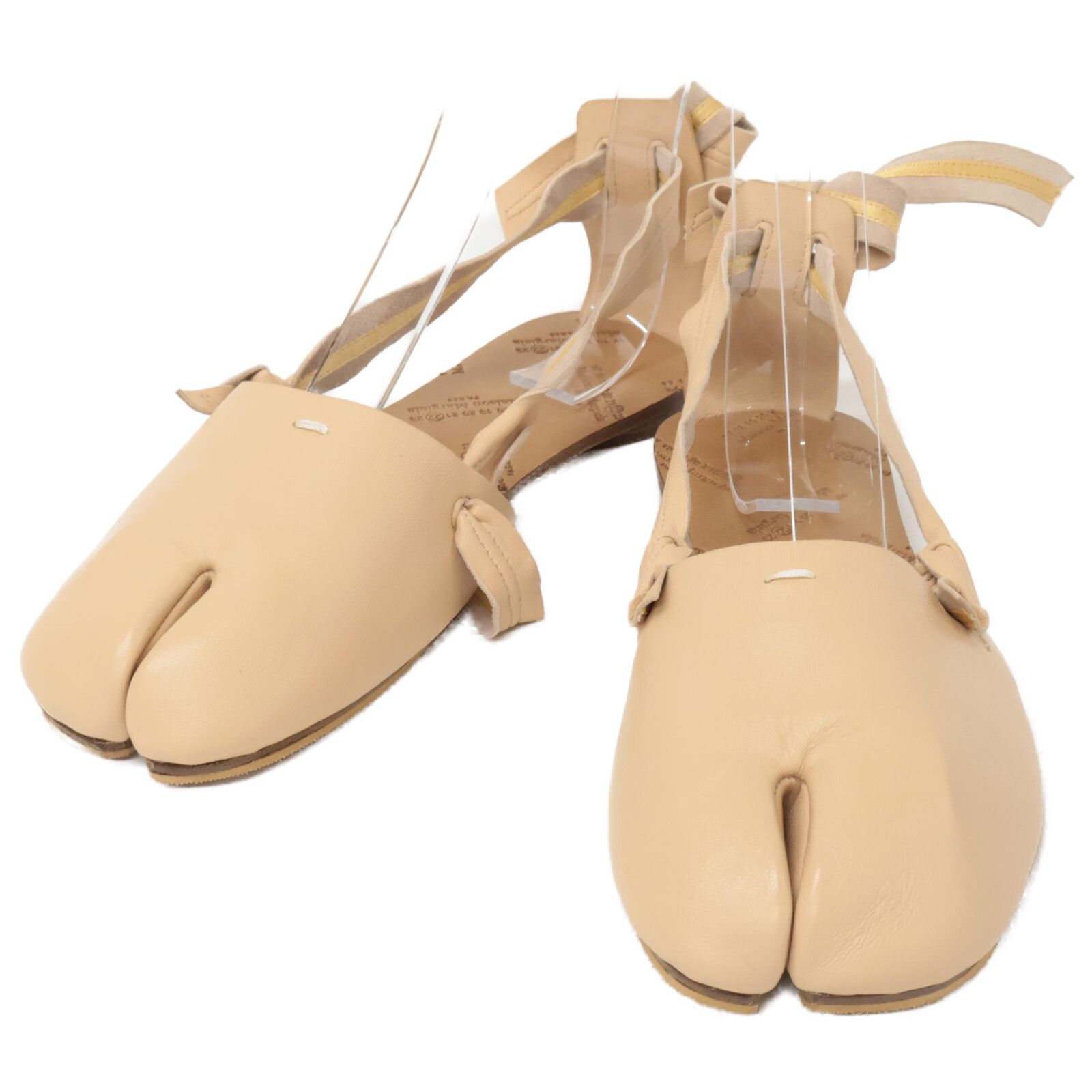 Maison Margiela メゾンマルジェラ 22 S39WP0131 Tabi タビ カーフスキン バックストラップ バレエ サイズの表記はございません