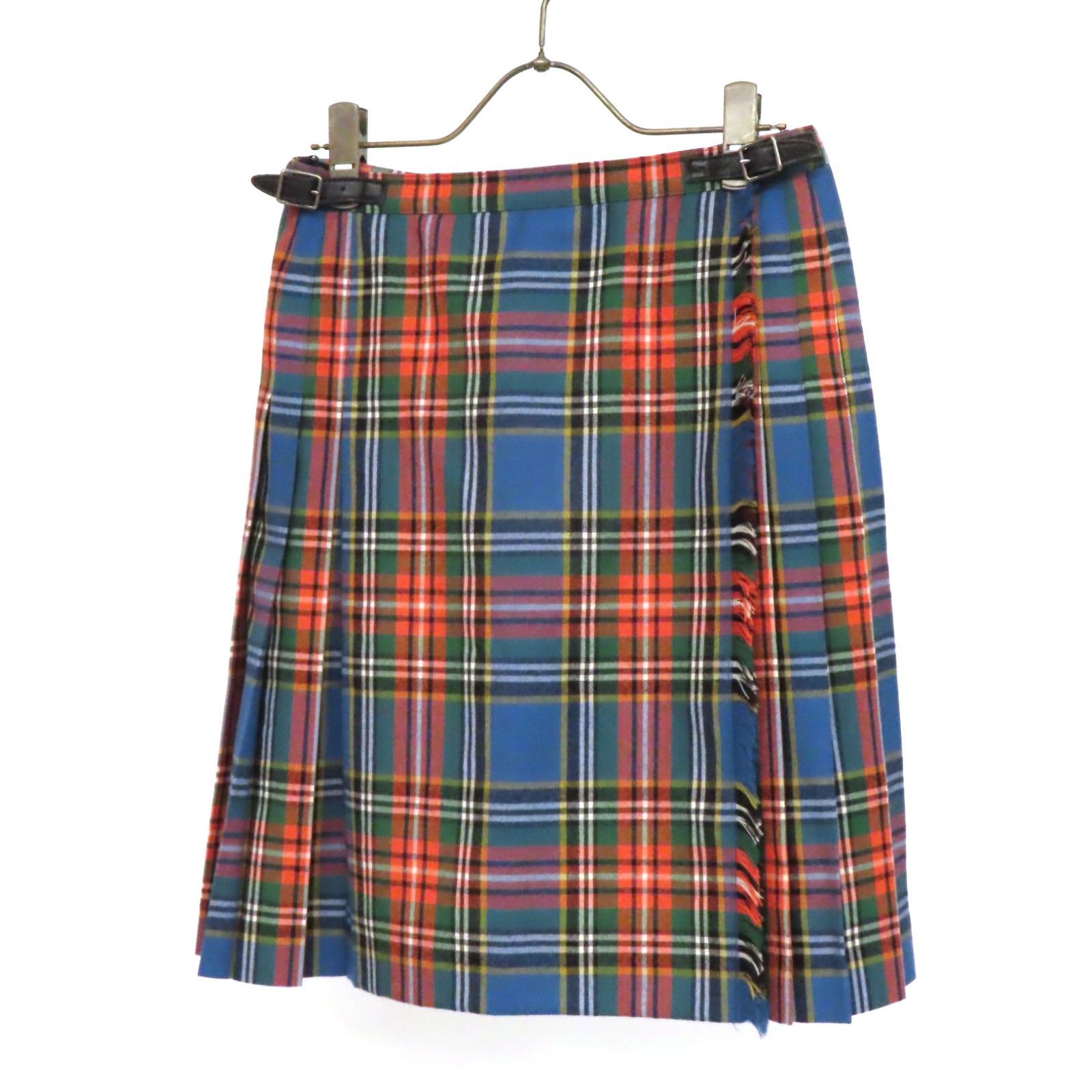 WI25016 美品 RALPH LAUREN ラルフローレン フレア スカート プリーツ 