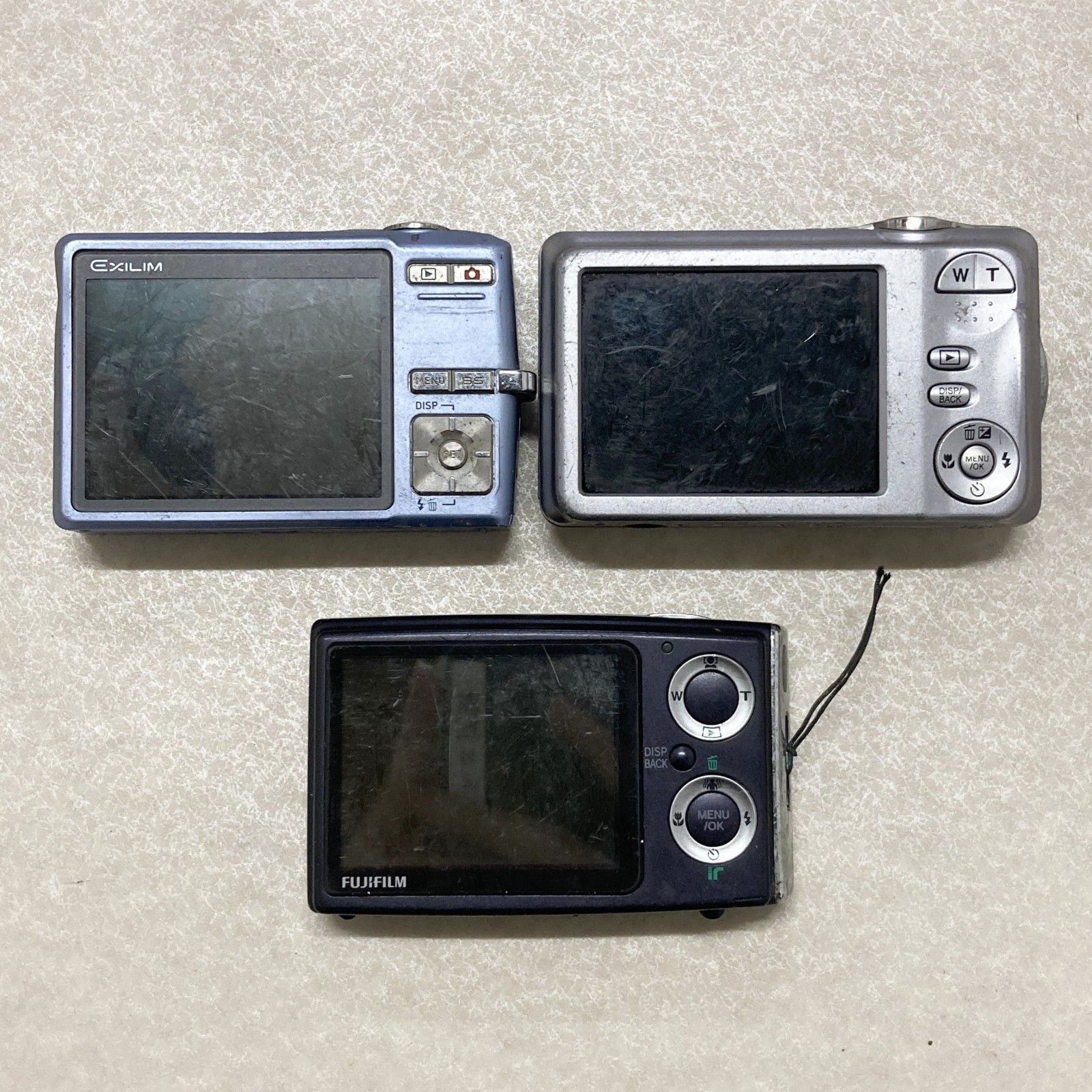 カメラ ○ 【ジャンク品】 デジタルカメラ デジカメ 3点 まとめ商品