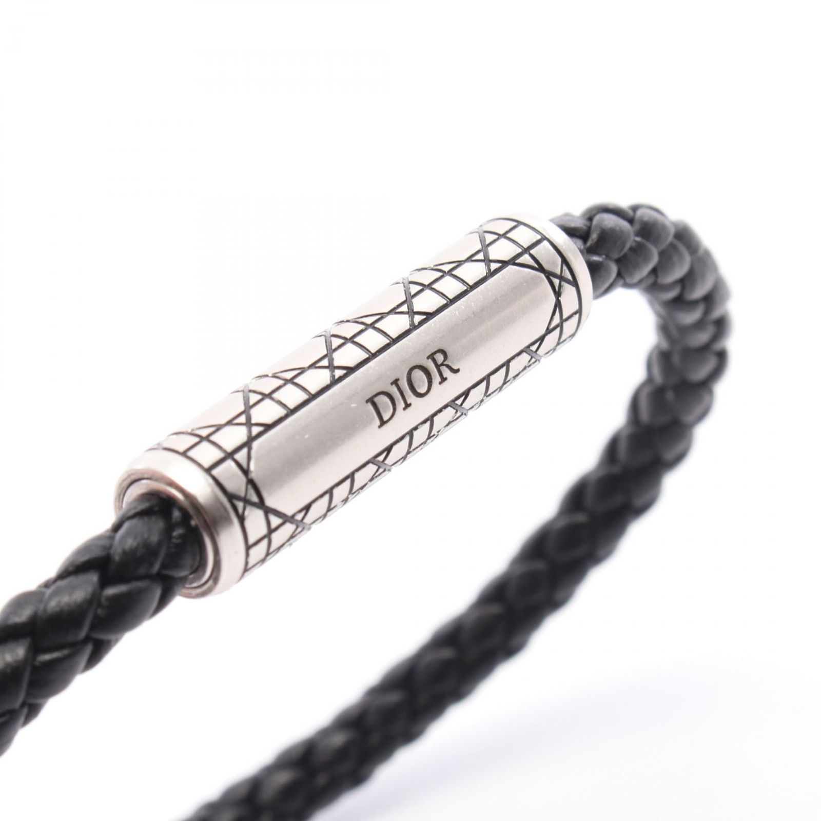 ディオール Dior ブレスレット カナージュ ブレイドレザー
