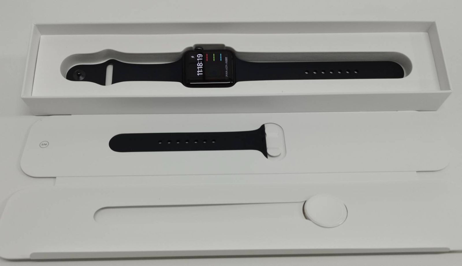 美品】Apple Watch Series 3/GPS/42mm/A1859/スペースグレー〈MTF32J/A〉