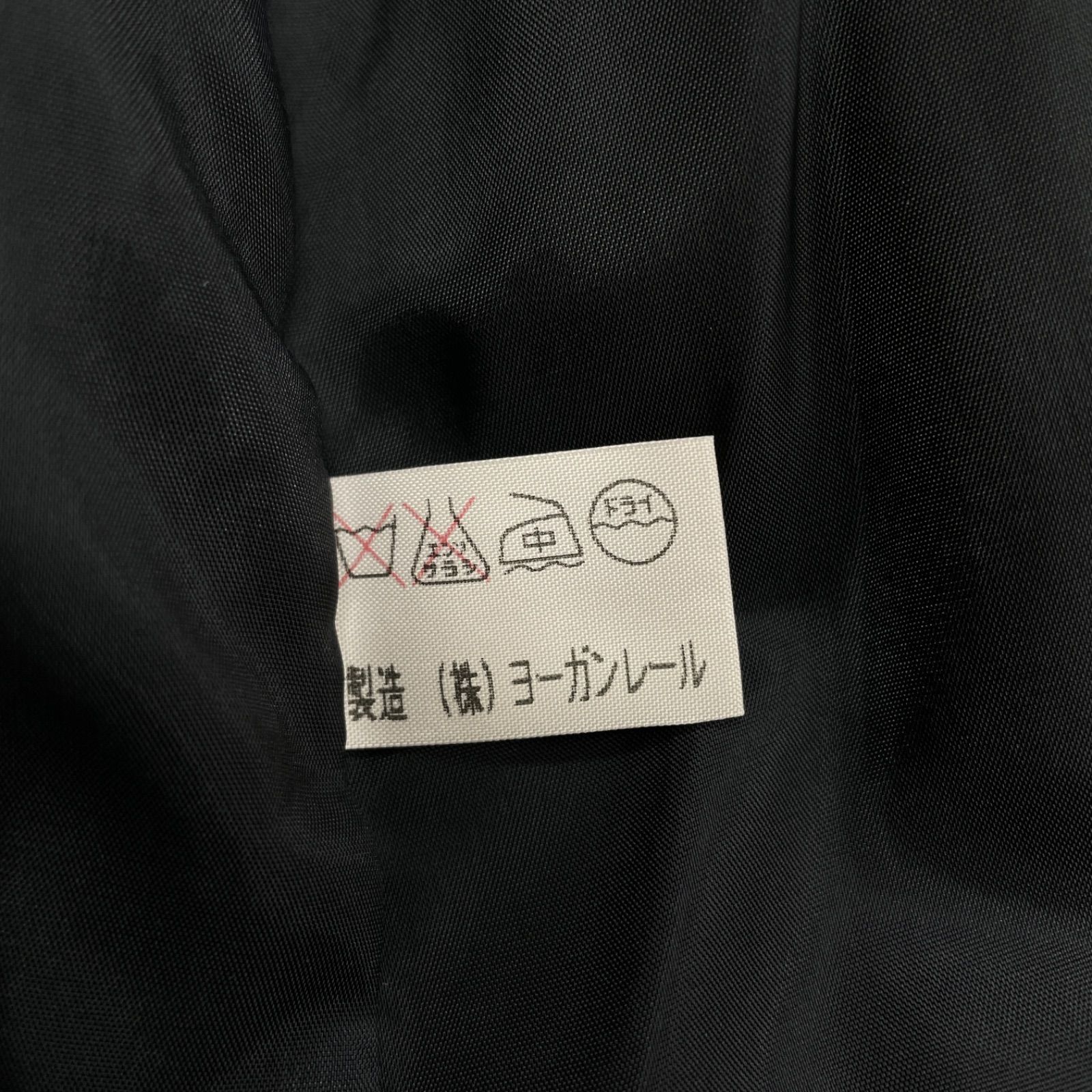 JURGEN LEHL ヨーガンレール ノーカラージャケット ツイード調 シルク