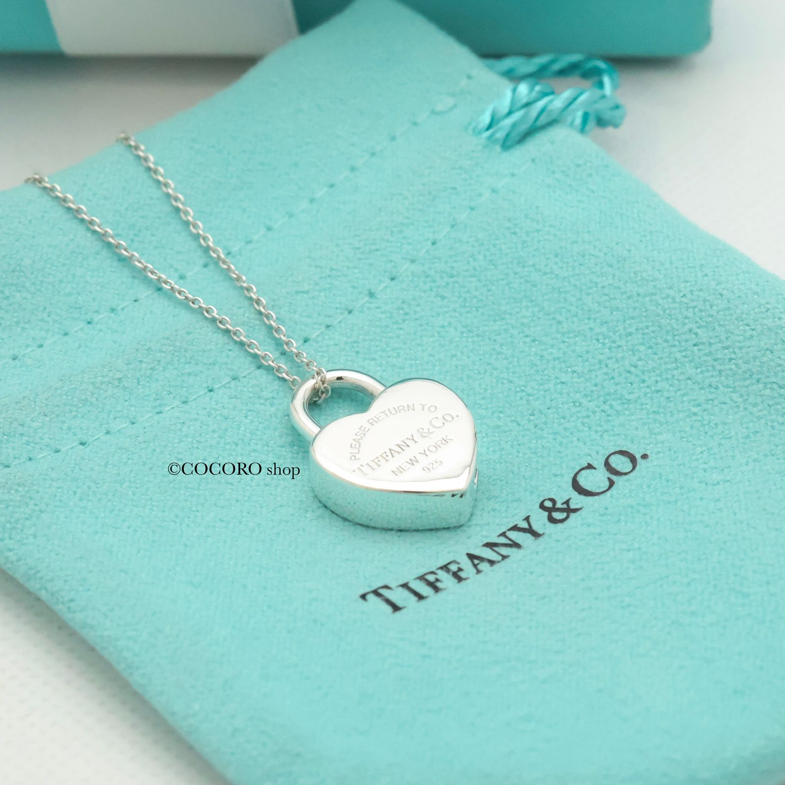美品】ティファニー TIFFANY&Co. リターントゥ ティファニー ハート  