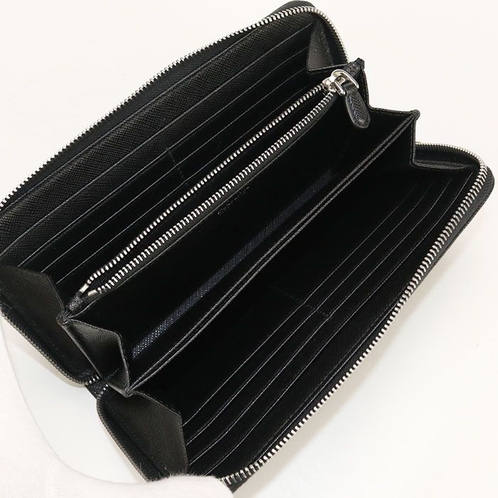 PRADA プラダ ジップアラウンド サフィアーノトライアングル 1ML506