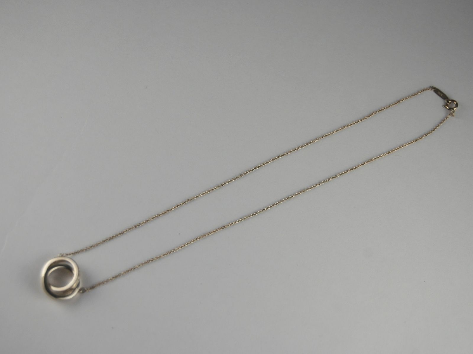 USED/AB】Tiffany&coティファニー ナロー インターロッキング USED/AB】Tiffany&coティファニー ナロー インターロッキング