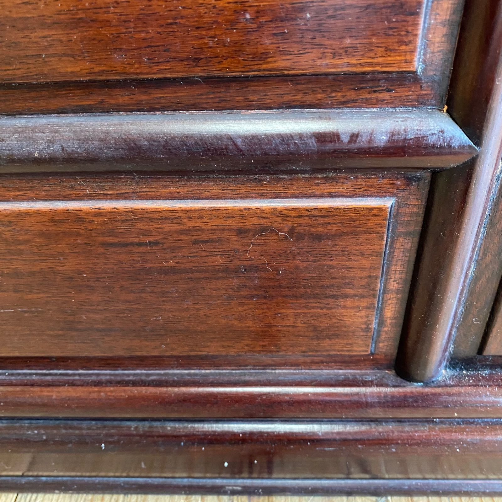 アンティーク 紫檀 飾り棚 透かし彫り 飾り棚 唐木 y141 - メルカリ