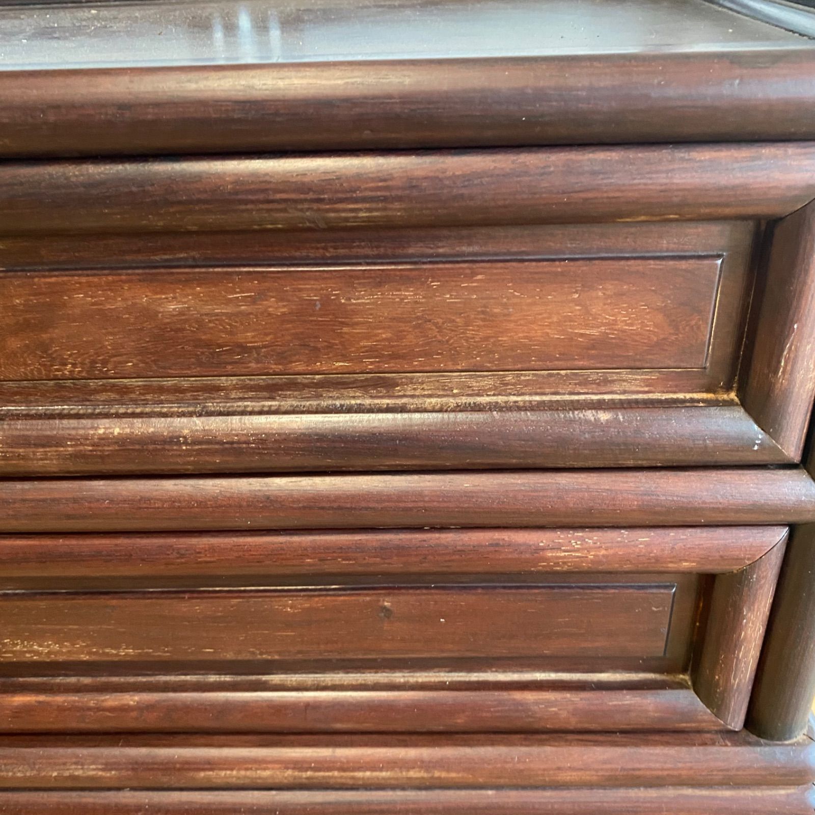 アンティーク 紫檀 飾り棚 透かし彫り 飾り棚 唐木 y141 - メルカリ