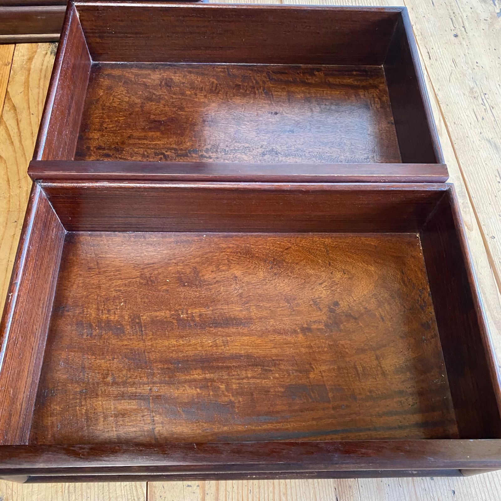 アンティーク 紫檀 飾り棚 透かし彫り 飾り棚 唐木 y141 - メルカリ