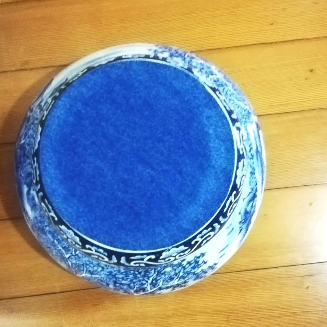 有田焼 染付 山水絵 桔梗渕 花瓶 神右衛門 新品未使用 - メルカリ