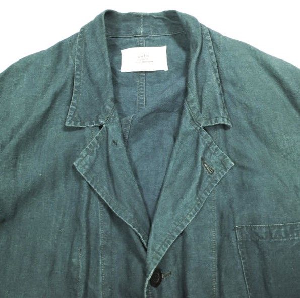 OUTIL ウティ 日本製 MANTEAU PUPILLIN インディゴリネンチェスター  