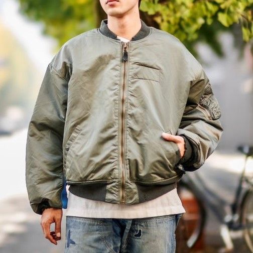 SAINT MICHAEL セントマイケル 24AW 日本製 DAMEGE MA-1 ダメージ加工