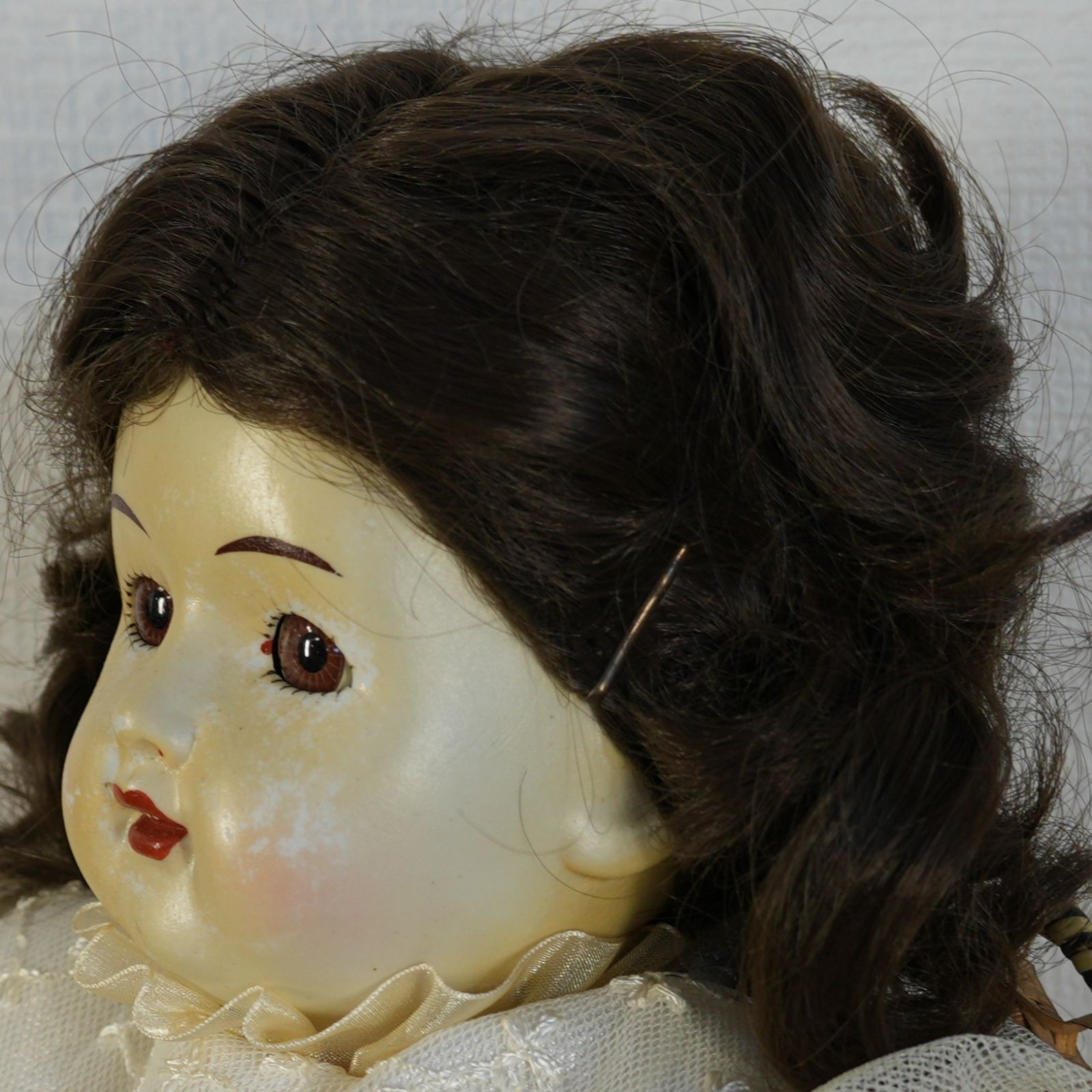 IM] 西洋人形 ビスクドール スリーピングアイ 高さ48cm 現状品 - メルカリ