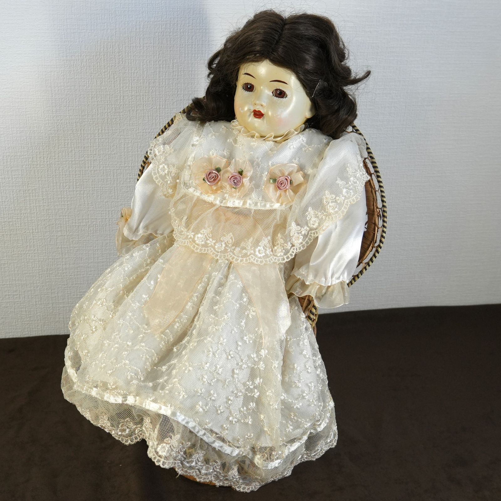 IM] 西洋人形 ビスクドール スリーピングアイ 高さ48cm 現状品 - メルカリ