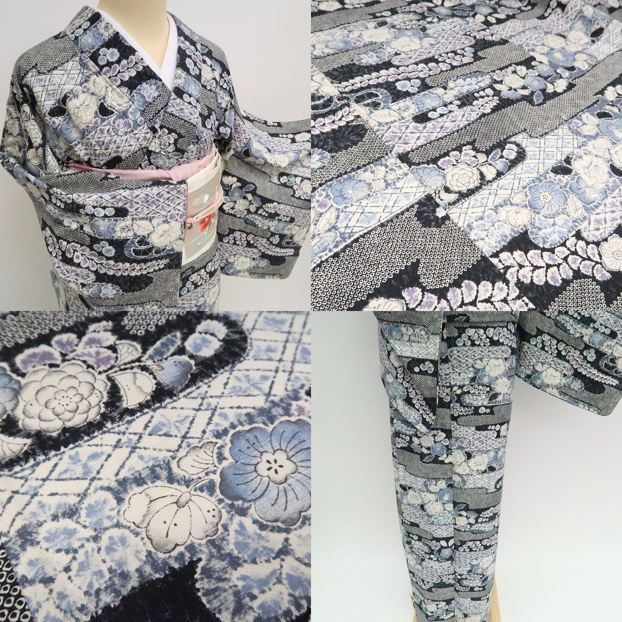 超美品‼️ トールサイズ‼️訪問着 辻ヶ花 ぼかし染 一つ紋 超美品‼️ トールサイズ‼️訪問着 辻ヶ花 ぼかし染 一つ紋 辻ケ花