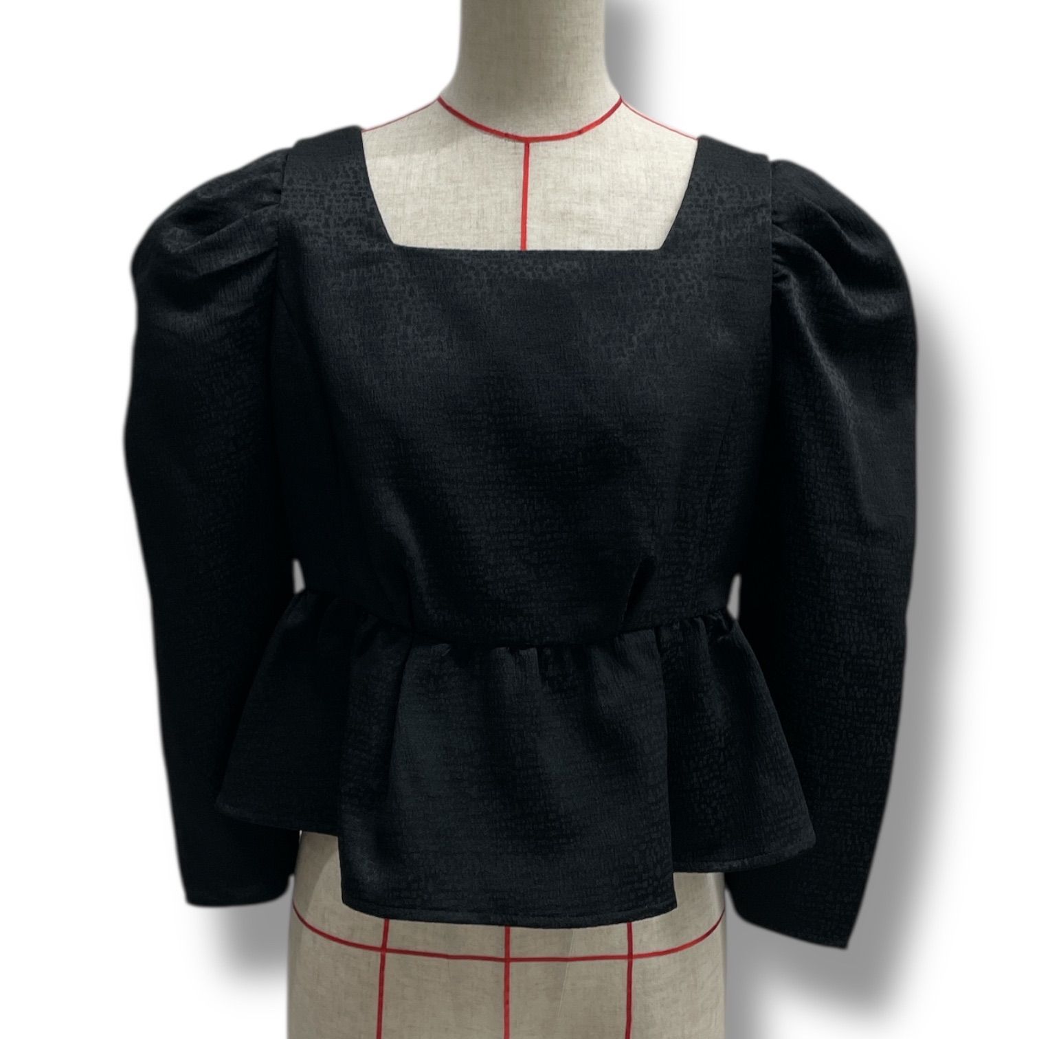 Her lip to ハーリップトゥ Volume Sleeve Jacquard Top ボリューム