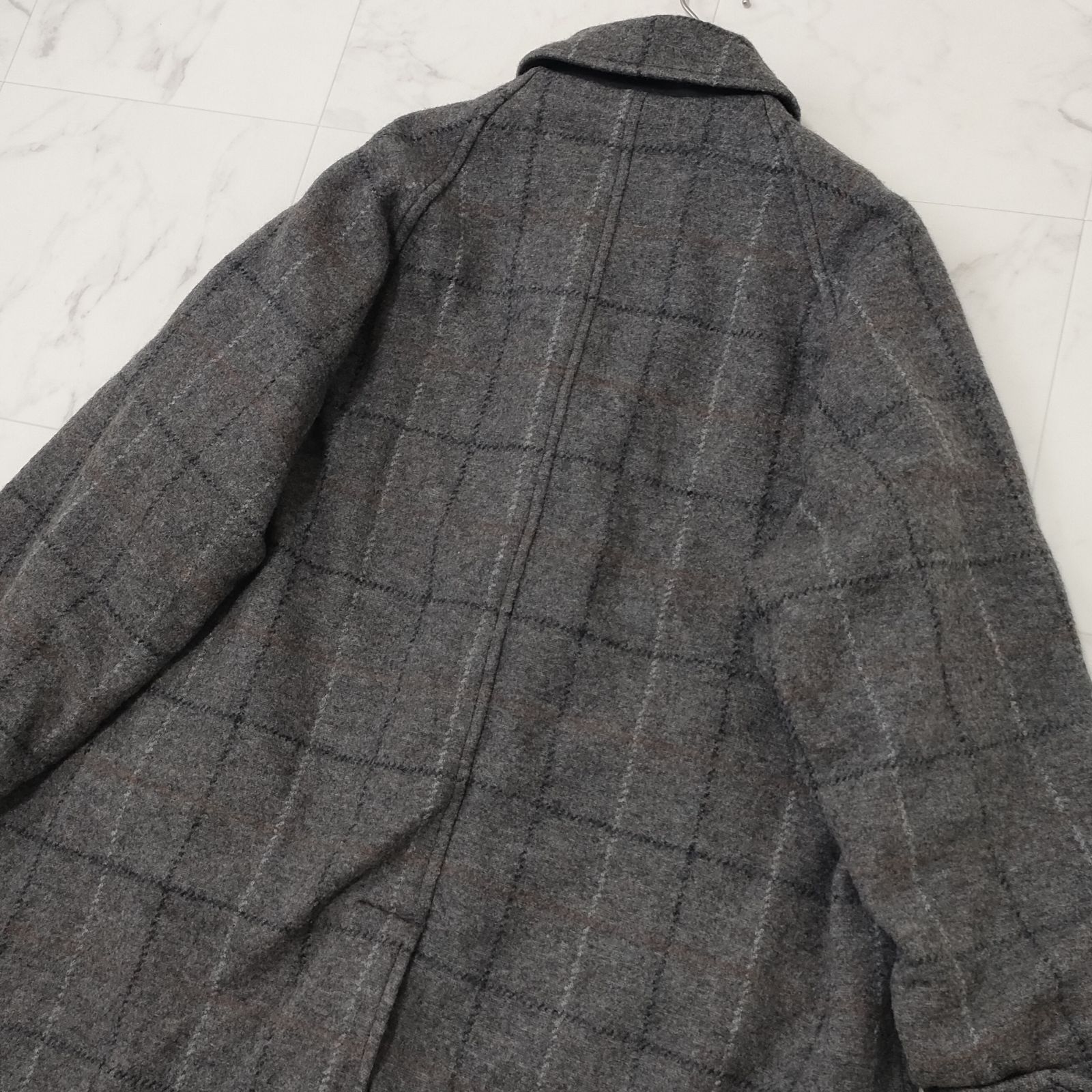 yoke YOKE ヨーク　リバーシブルコート YOKE（ヨーク） リバーシブル ダブルブレステッドコート オーシャン