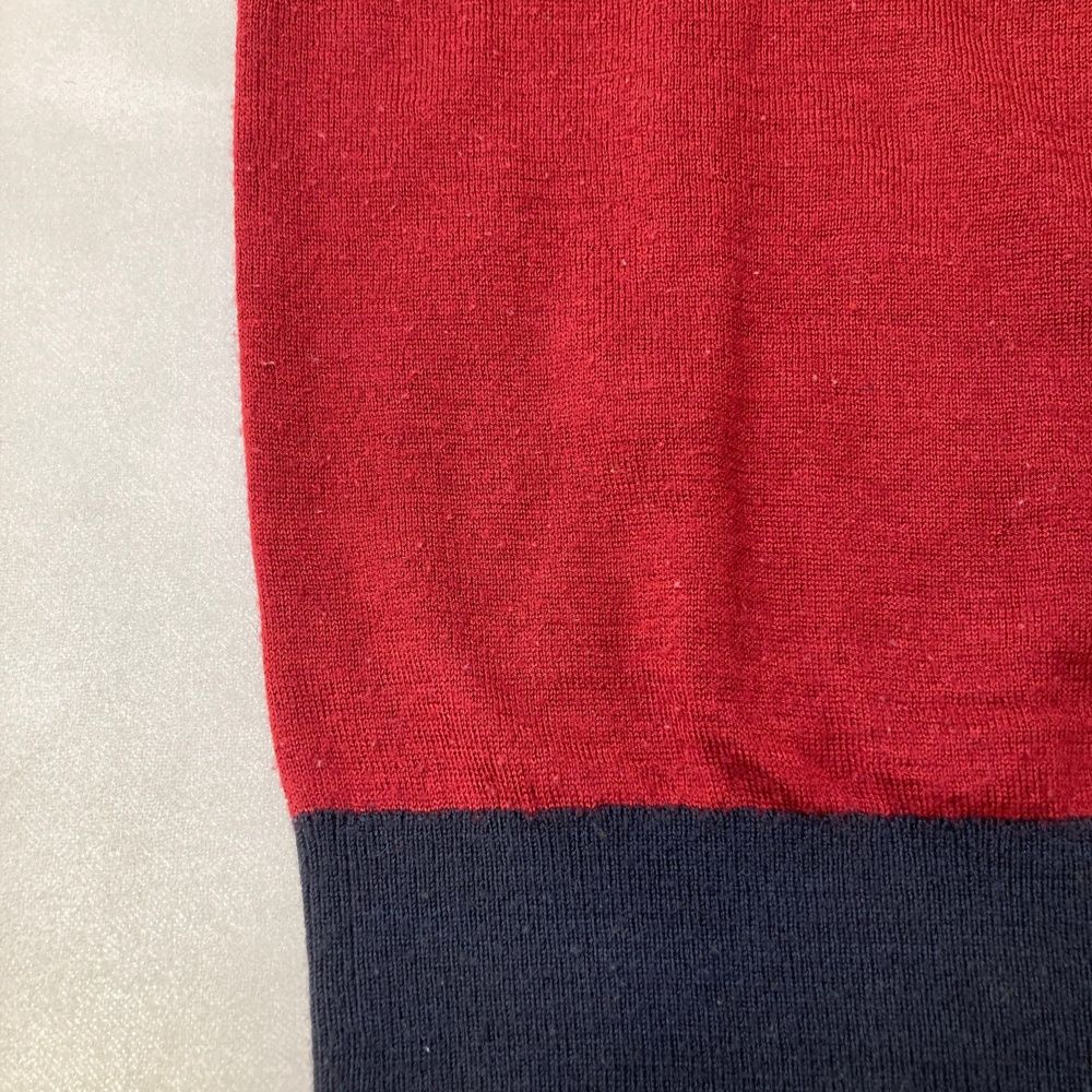 サイズ：L BEAMS GOLF ビームスゴルフ ウール混 ニットセーター 星 総