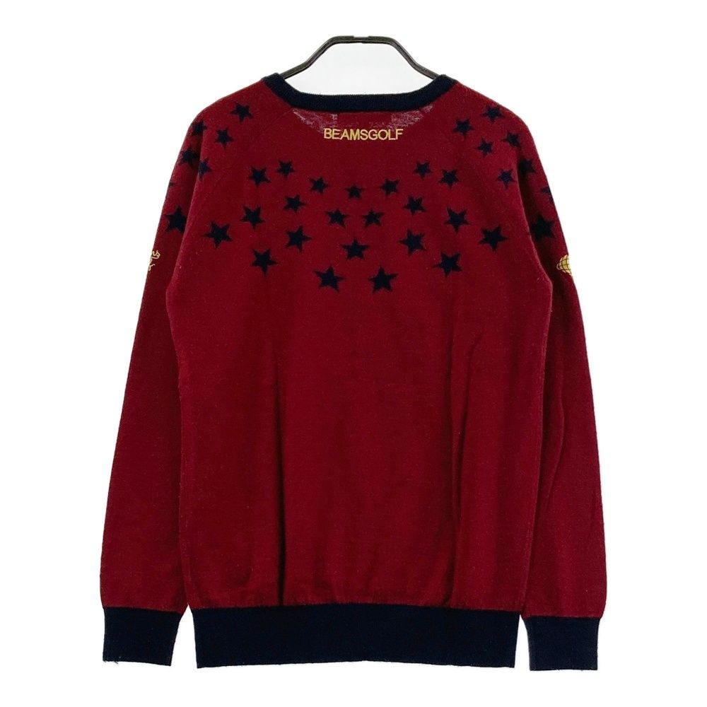 BEAMS GOLF 星柄セーター サイズ：L BEAMS GOLF ビームスゴルフ ウール