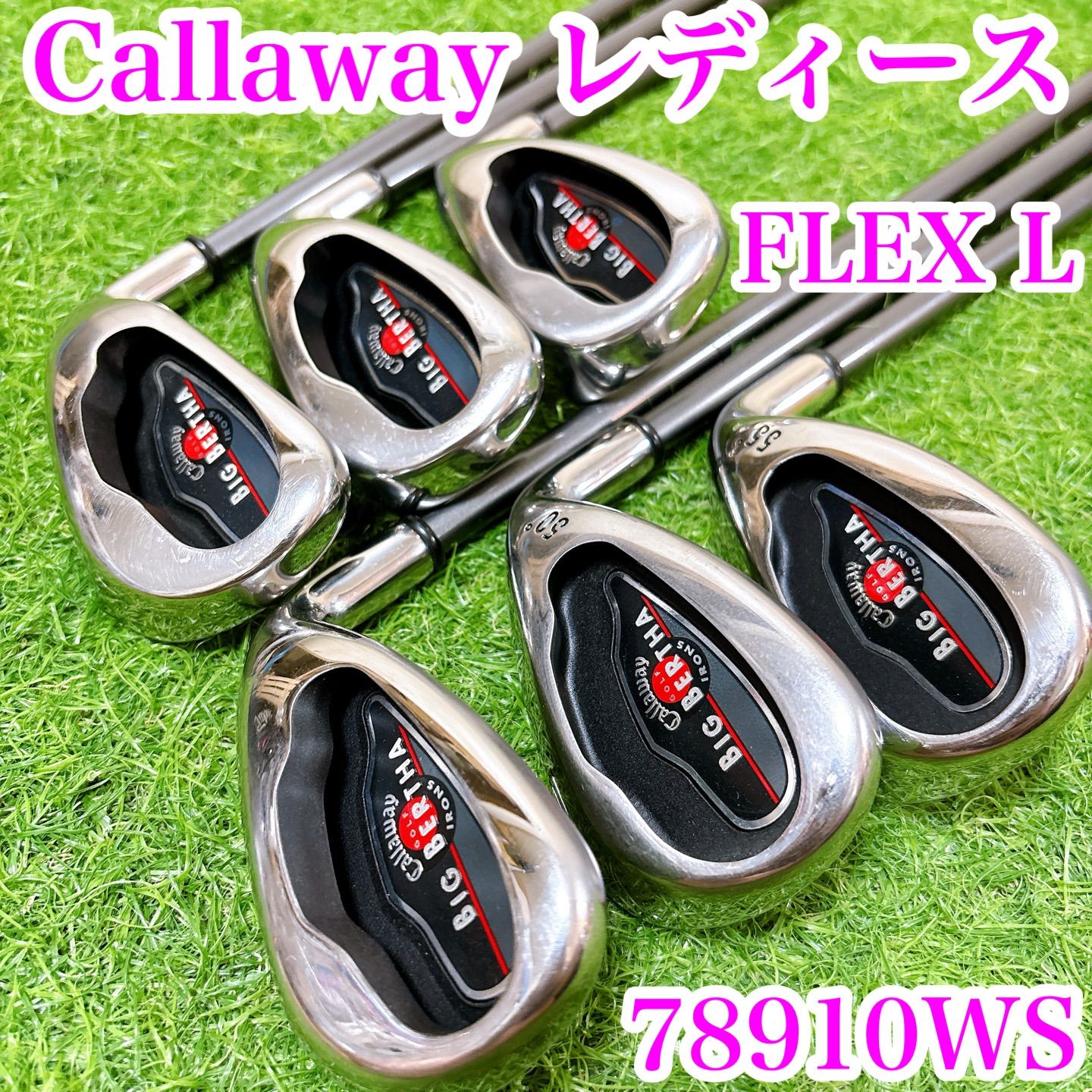 キャロウェイ ビッグバーサ レディース ゴルフクラブ アイアンセット