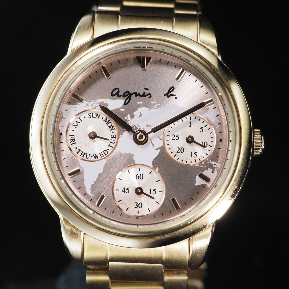 agnes bアニエスベー ファム クオーツ 腕時計 ピンクゴールド 楽天市場】＼彼女へプレゼントに／ アニエスベー きれいめ 時計 腕時計