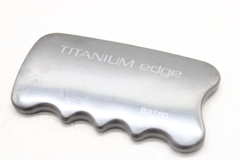 yosa チタニウムエッジ TITANIUM edge 美顔用品 カッサ YOSA TITANIUM edge カッサ ブラック yosa チタニウムエッジ TITANIUM