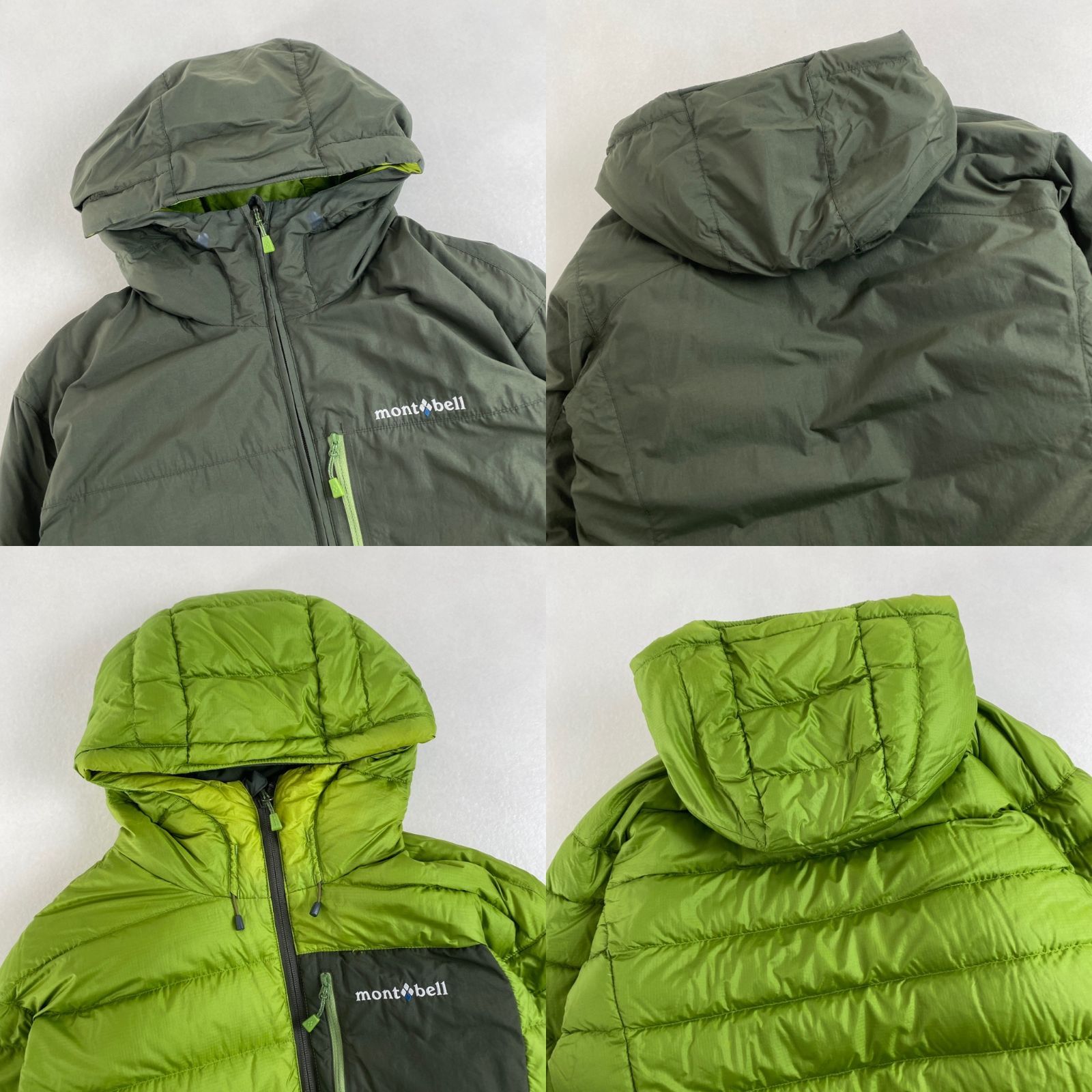 モンベル ダウンジャケット mont-bell コロラドパーカー リバーシブル