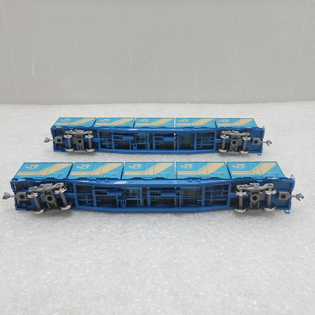 中古】KATO コキ104 18Dコンテナ積載 2両セット 3-511 HOゲージ 鉄道