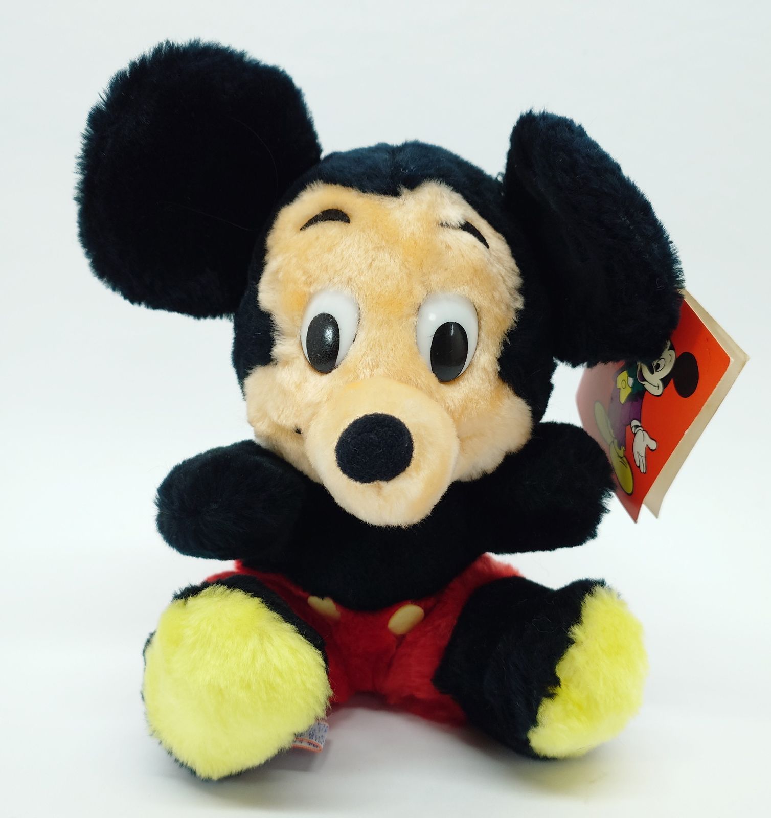 ミッキーマウス ぬいぐるみ ディズニーキャラクター ビーン バッグ 紙 