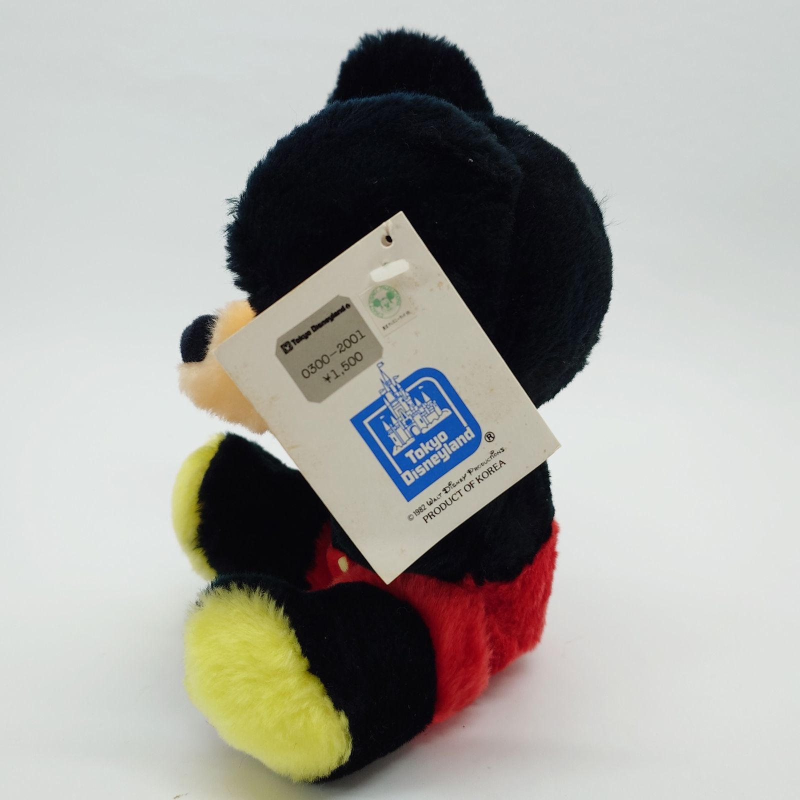 ミッキーマウス ぬいぐるみ ディズニーキャラクター ビーン バッグ 紙 