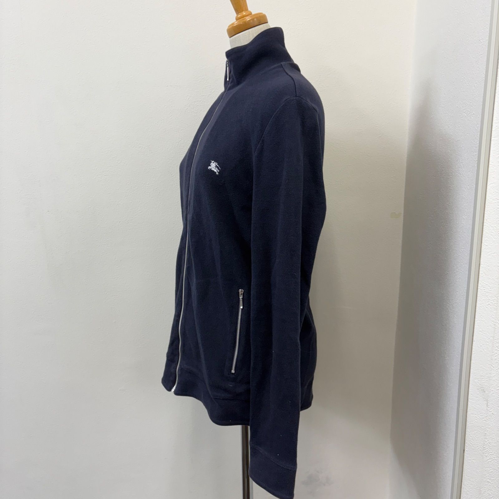 BURBERRY BLACK LABEL】 スウェット トラックジャケット ネイビー