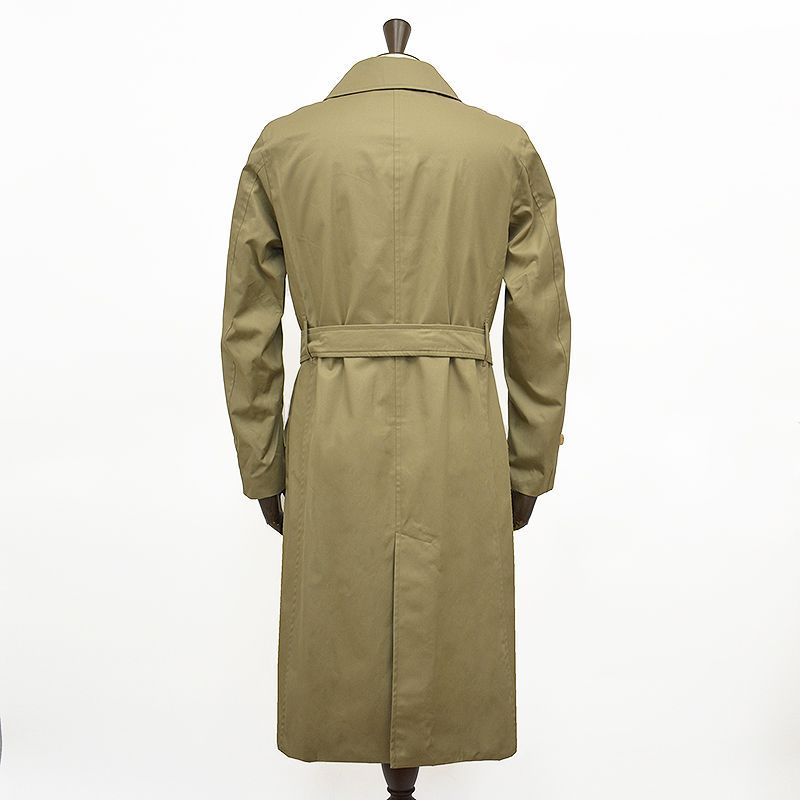 ​【美品/英国製】GRENFELL ウール バルマカーンコート 38 カーキ 在庫限り【新品未使用】 グレンフェル バルマカーンコート レディース
