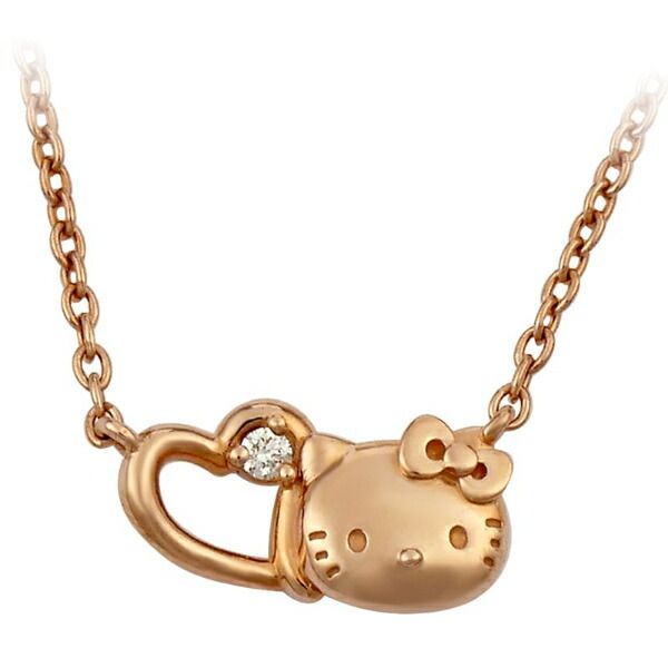 サンリオ ハローキティ プチハートネックレス ピンクゴールド アクセサリー 日本製 Sanrio 14,605円