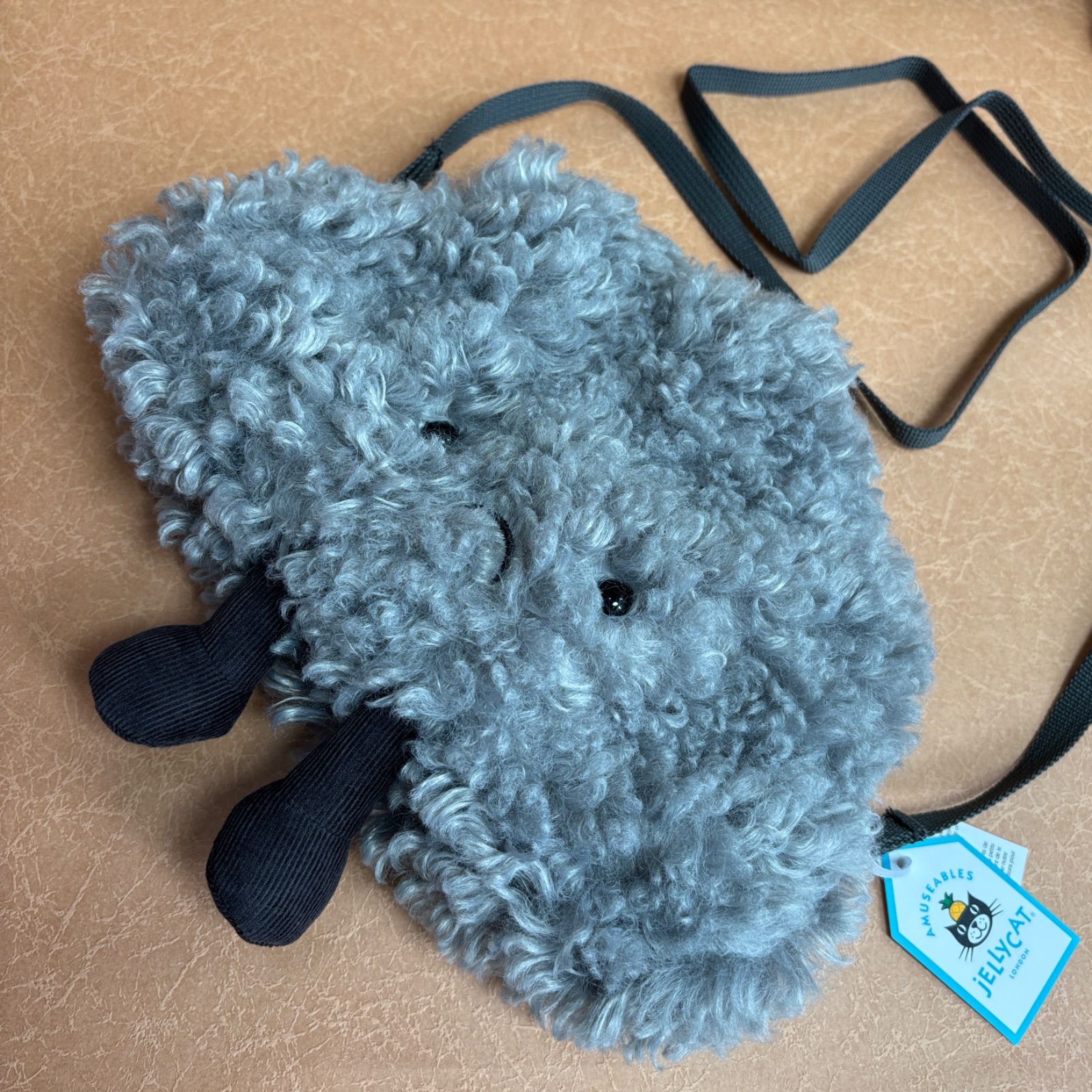 新品 ジェリーキャット 曇り雲 雲 ぬいぐるみ ポシェット バッグ