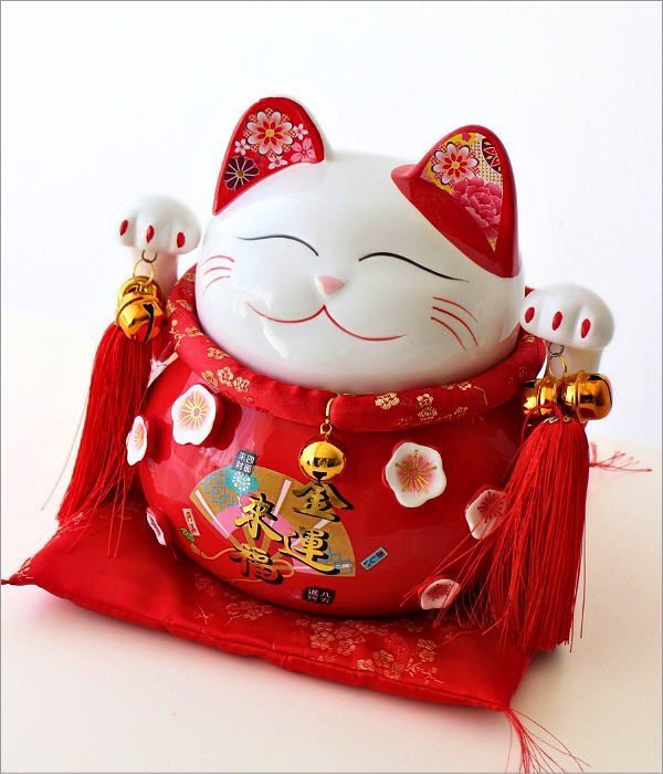 白福結　黒福結　瀬戸まねき猫　置物　2個セット　箱無し 白福結 黒福結 瀬戸まねき猫 置物 2個セット 箱無し - メルカリ