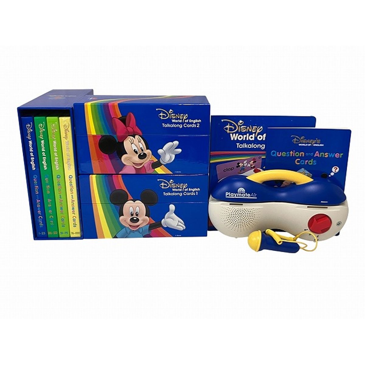 DWE ディズニー　トークアロングセット　QAカード 2018年購入 トークアロングセット・Q＆Aカード 両面デジタル