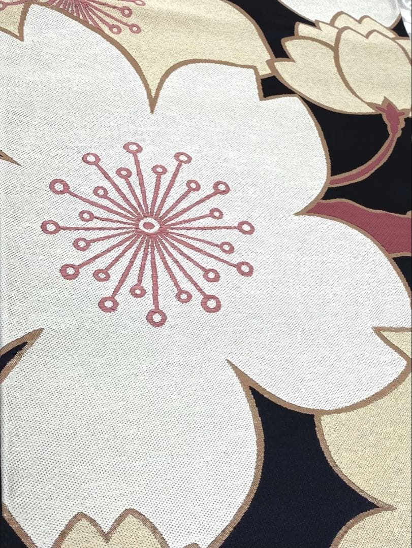 となみ帯 袋帯 大桜花文 大輪 正絹 六通 となみ帯 袋帯 大桜花文 大輪 正絹 六通 H758 - メルカリ