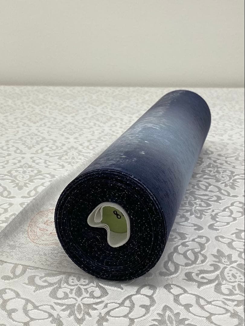 吉野一廉 銀通し 小紋 反物 正絹 着尺 落款入 作家物 No.18 - メルカリ