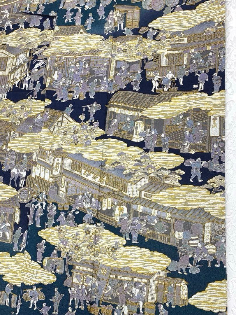 豪華 総刺繍 蘇州刺繍 汕頭刺繍 ますいわ屋扱い 訪問着 金糸 正絹 ガード加工 豪華 総刺繍 蘇州刺繍 汕頭刺繍 ますいわ屋扱い 訪問着 金糸 正絹