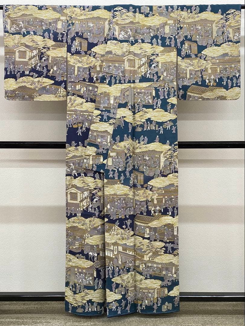 豪華 総刺繍 蘇州刺繍 汕頭刺繍 ますいわ屋扱い 訪問着 金糸 正絹