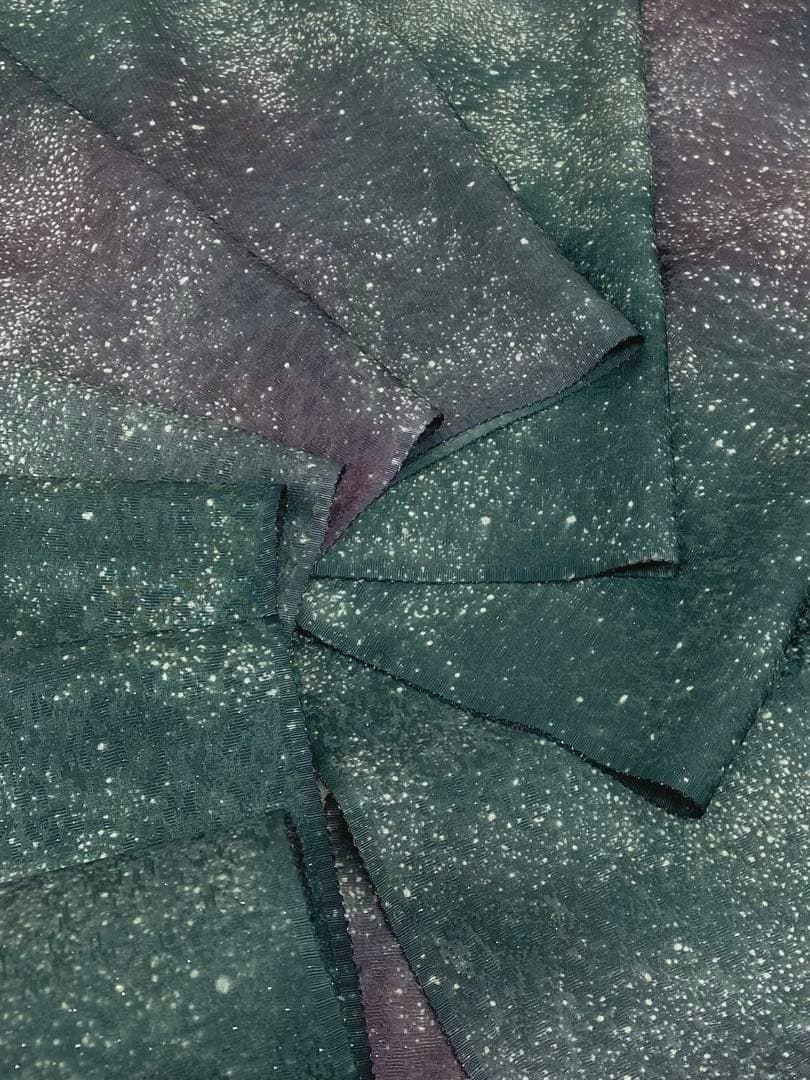 吉野一廉 銀通し 小紋 反物 正絹 着尺 落款入 作家物 No.77 - メルカリ