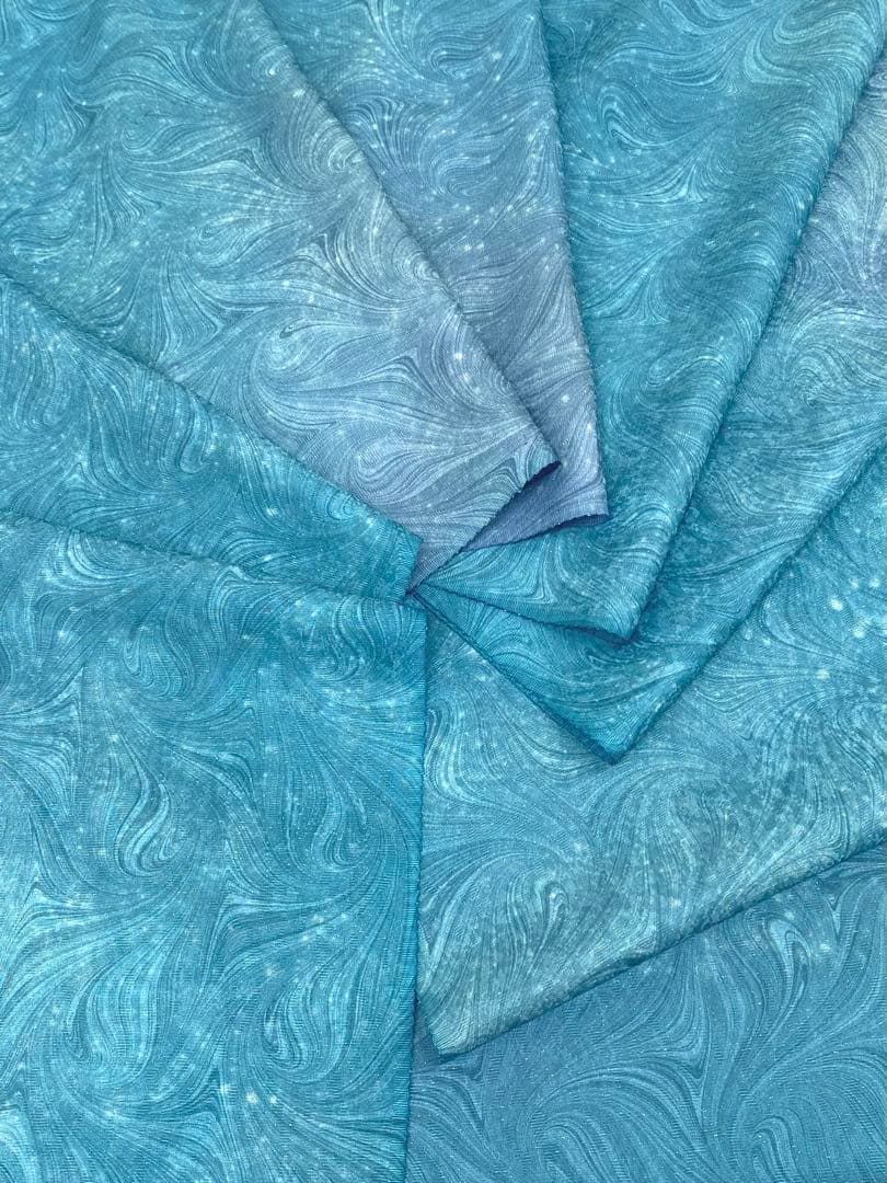 特選 吉野一廉×本墨流し染 小紋 銀通し 反物 正絹 落款入 No.10 - メルカリ