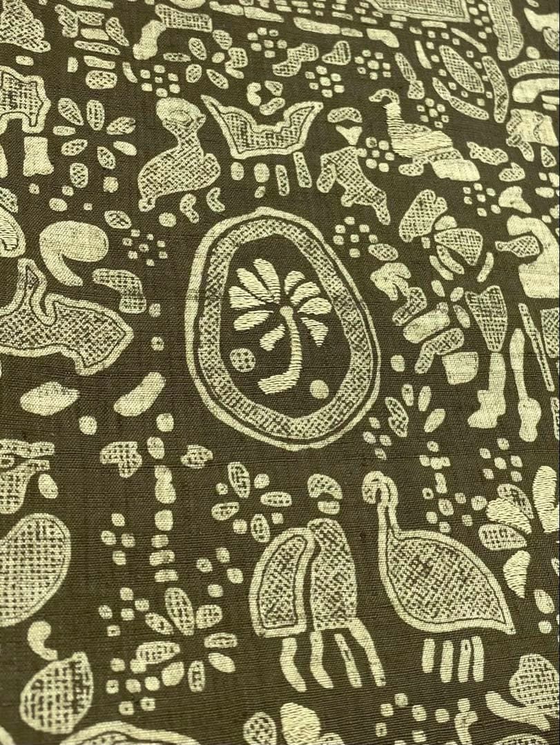 貴久樹 ムガシルク 刺繍 袋帯 鳥 六通 貴久樹 ムガシルク 刺繍 袋帯 鳥 六通 - メルカリ