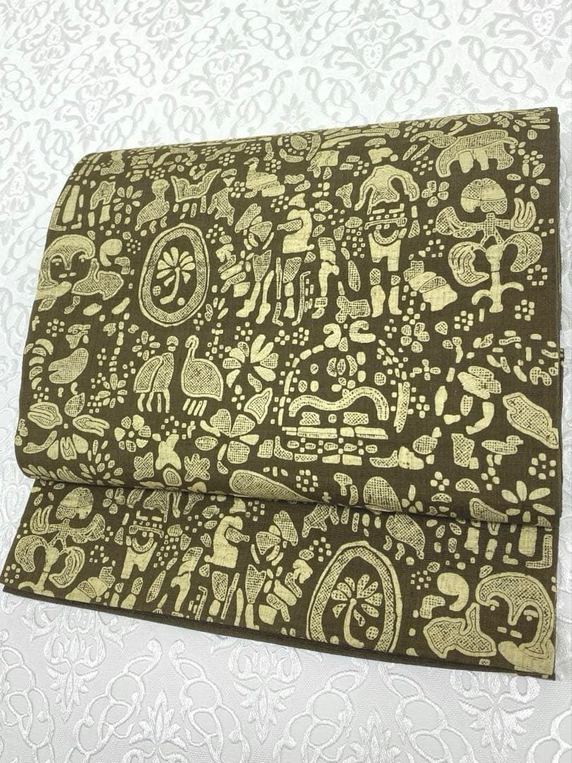 貴久樹 ムガシルク 刺繍 袋帯 鳥 六通 貴久樹 ムガシルク 刺繍 袋帯 鳥 六通 - メルカリ