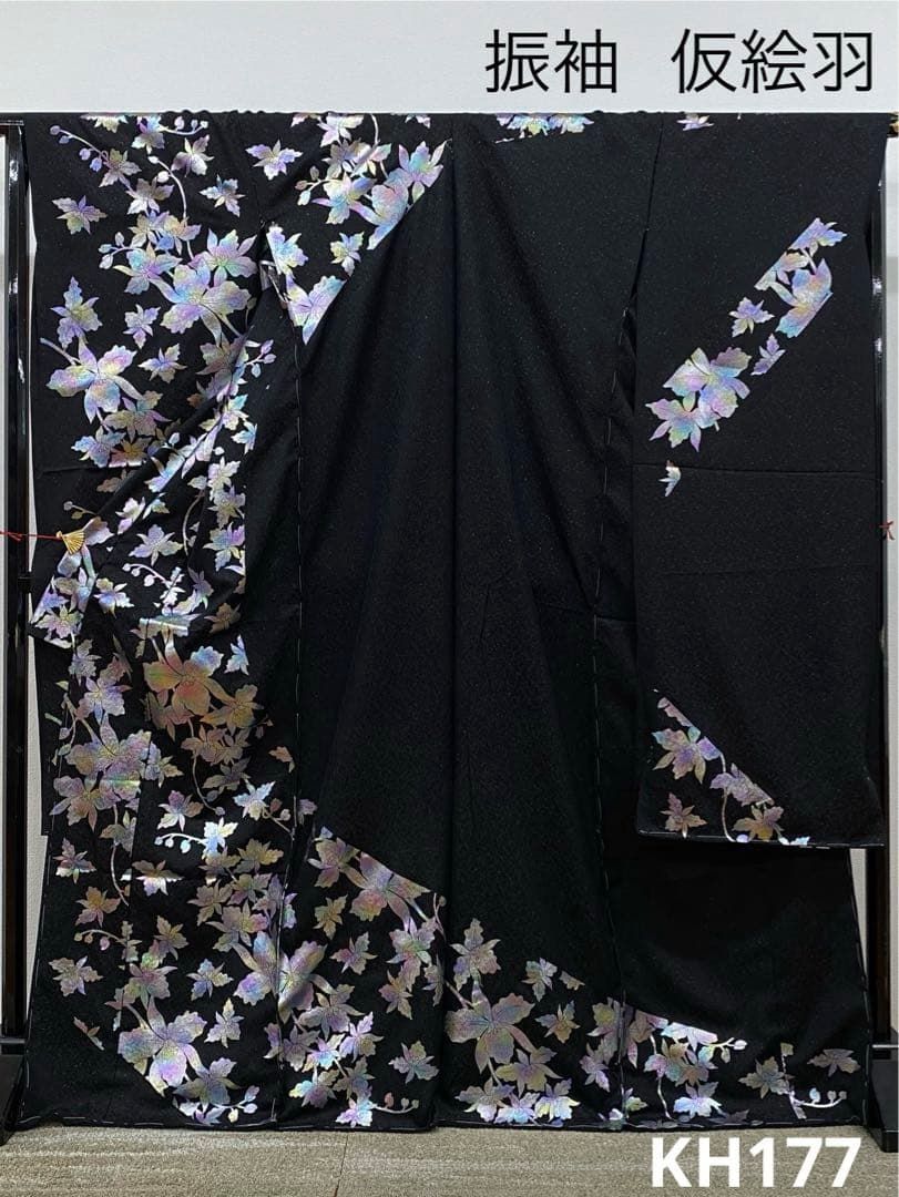 金糸 銀彩 大輪 訪問着 仮絵羽 未仕立て品 正絹 八掛付 舞台衣装 大衆演劇 金糸 銀彩 大輪 訪問着 仮絵羽 未仕立て品 正絹 八掛付